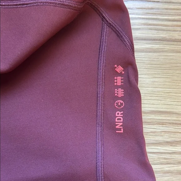 LNDR Rust Color 7.5" Length Bike Shorts - Picture 6 of 9